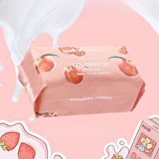 Colorrose Peach Disposable Face Towel - CR200 (100 sheets)