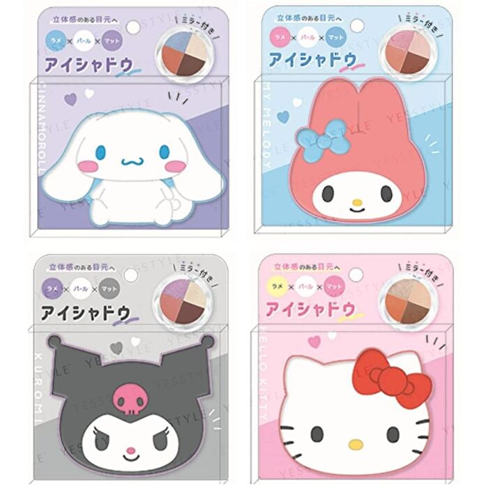 Crux Sanrio 4-Color Eye Shadow - Hello Kitty