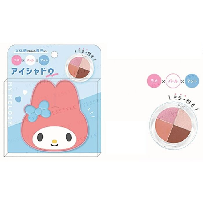 Crux Sanrio 4-Color Eye Shadow - Kuromi