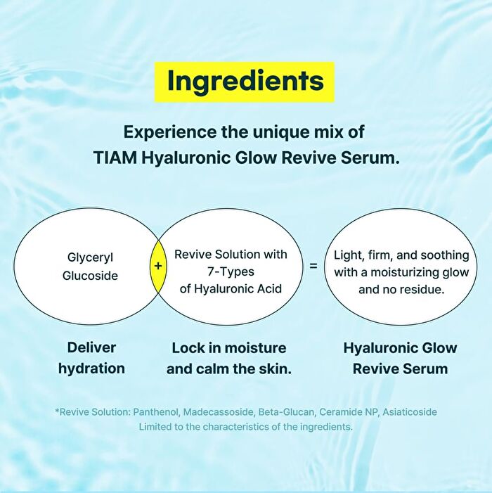Tia\'m Hyaluronic Glow Revive Serum - 40ml