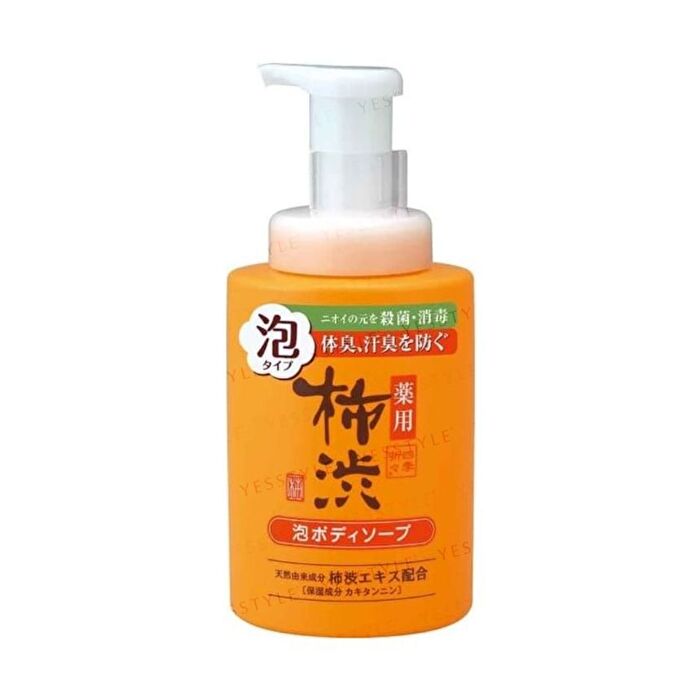Kumano Cosme Shikioriori Medicated Weak Acidic Persimmon Antiperspirant Foam Body Soap - 700ml Refill