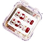 Monina Premium Wearable Gel Nail Tips Set - Gift Exchange Party - 1 Set
