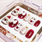Monina Premium Wearable Gel Nail Tips Set - Gift Exchange Party - 1 Set
