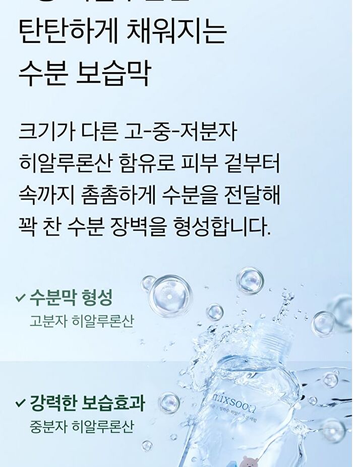 mixsoon Glacial Water Hyaluronic Acid Serum Mini - 30ml
