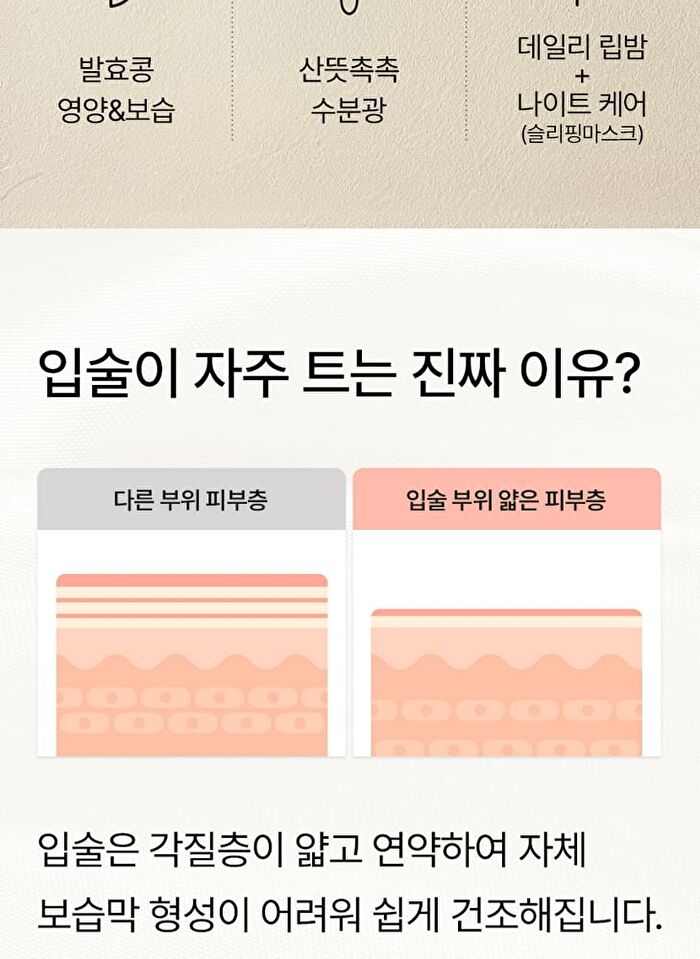 mixsoon Natural Bean Lip Mask Balm - 11g