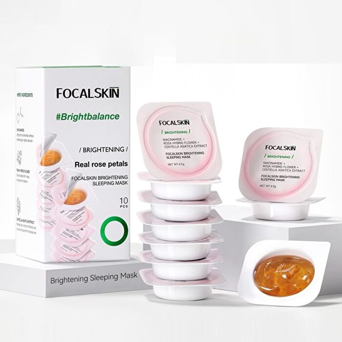 Focalskin Brightening Sleeping Mask Set - #Sleeping Mask - 4.5g*10pcs