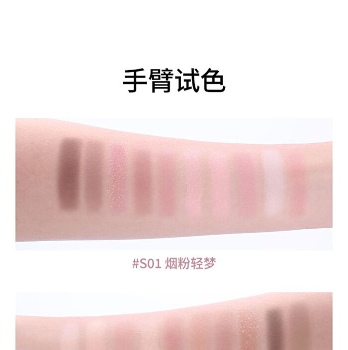 Veecci Fantasy Dream 10-Color Eyeshadow Palette - 2 Types - S02# Lost in Fantasy - 4.2g
