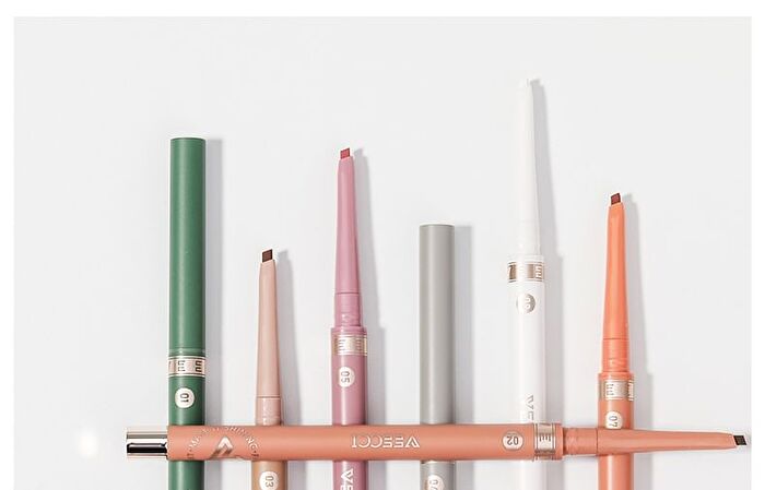 Veecci Automatic Twist Gel Eyeliner - 8 Colors - 03# Classic Brown - 0.05g