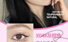 Veecci Fine Filaments Liquid Eyeliner - 4 Colors - X04# Gray Brown - 0.3ml & 0.2ml