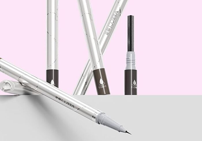 Veecci Fine Filaments Liquid Eyeliner - 4 Colors - X04# Gray Brown - 0.3ml & 0.2ml