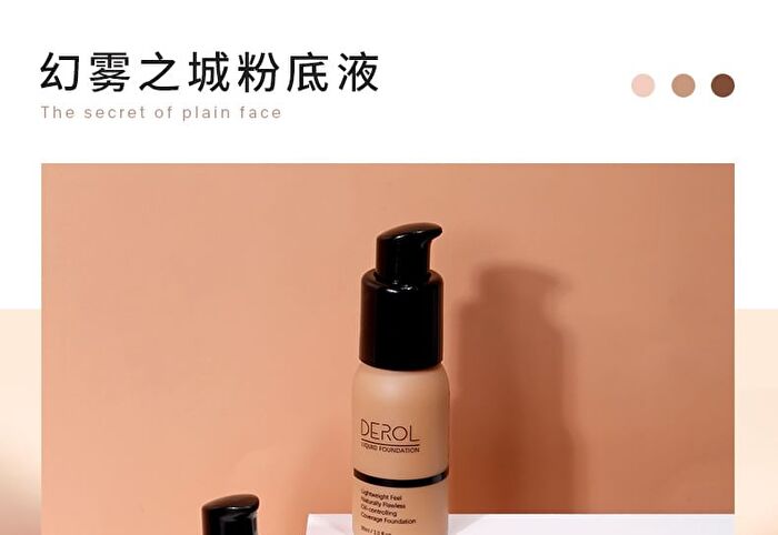 Lightweight Oil-Controlling Coverage Foundation - 1-3 - #02 - 30ml