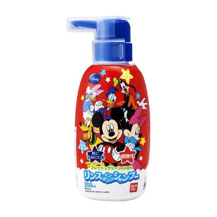 Mickey Mouse Rinse In Pump Shampoo - 300ml