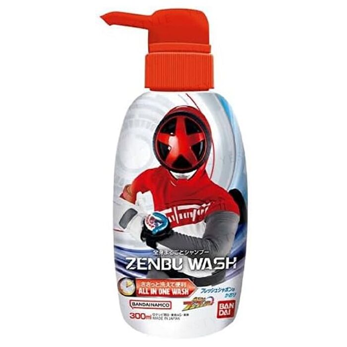Zenbu Wash Bakuage Sentai BoonBoomger All In One Shampoo - 300ml
