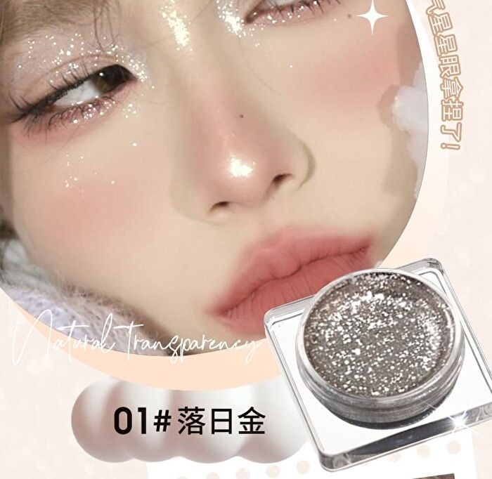 Shiny Metallic Liquid Eyeshadow - 3 Colors - 02# Metallic Silver - 5g