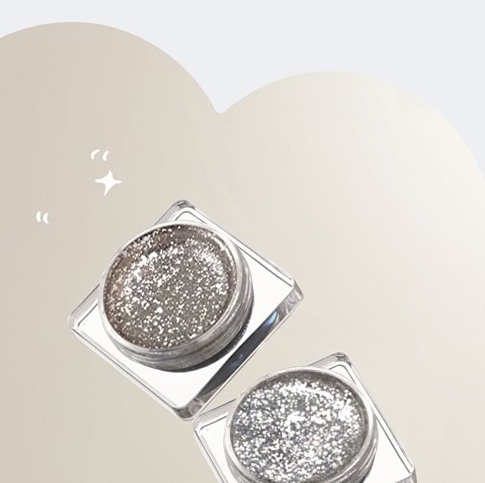Shiny Metallic Liquid Eyeshadow - 3 Colors - 02# Metallic Silver - 5g
