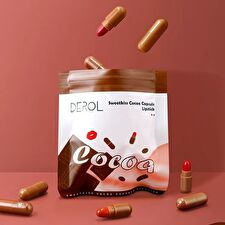 Derol Set of 10: Sweetkiss Cocoa Capsule Lipstick - #1g*10pcs