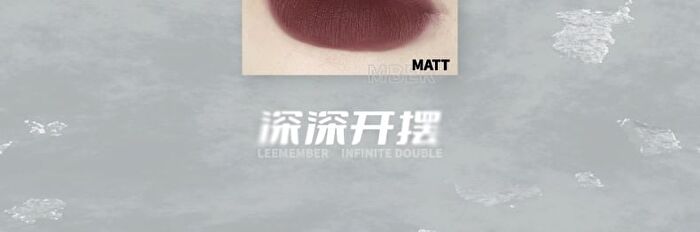 Leemember Hazy Non-Stick Double-Ended Liquid Lipstick - 5 Colors - #SLP02 - 2.2g x 2