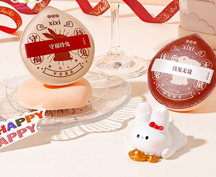 Rabbit Edition Soft Cushion Puff - 2 Types - #A - 1 pc