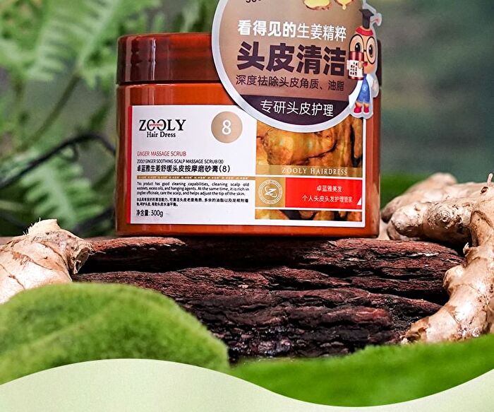 Zooly No.8 Ginger Scalp Soothing Massage Scrub - 300ml
