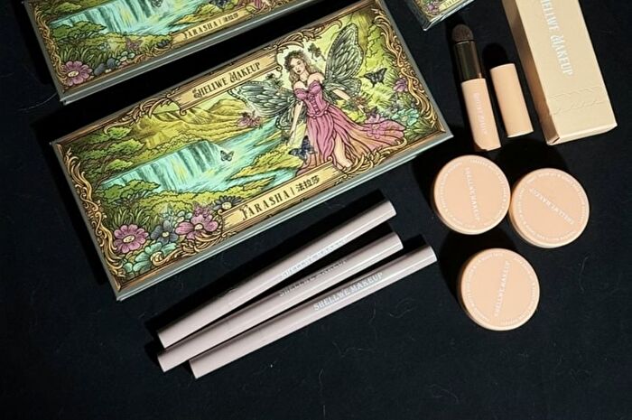 Shellwe Makeup Farasha Butterfly Fairy Duo Lip Mud Blush - 3 Colors - #01 LEPKE - 5.2g