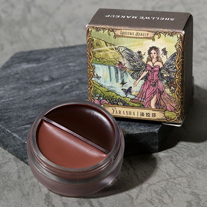 Shellwe Makeup Farasha Butterfly Fairy Duo Lip Mud Blush - 3 Colors - #01 LEPKE - 5.2g