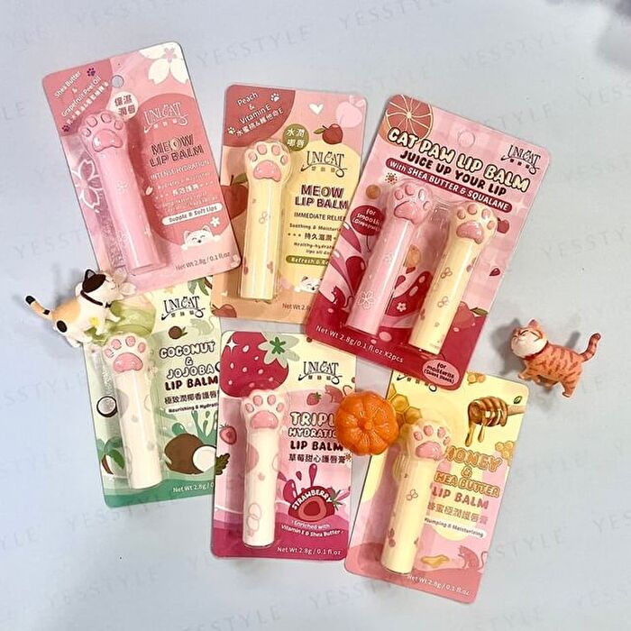 Unicat Cat Paw Lip Balm - Triple Hydration Strawberry