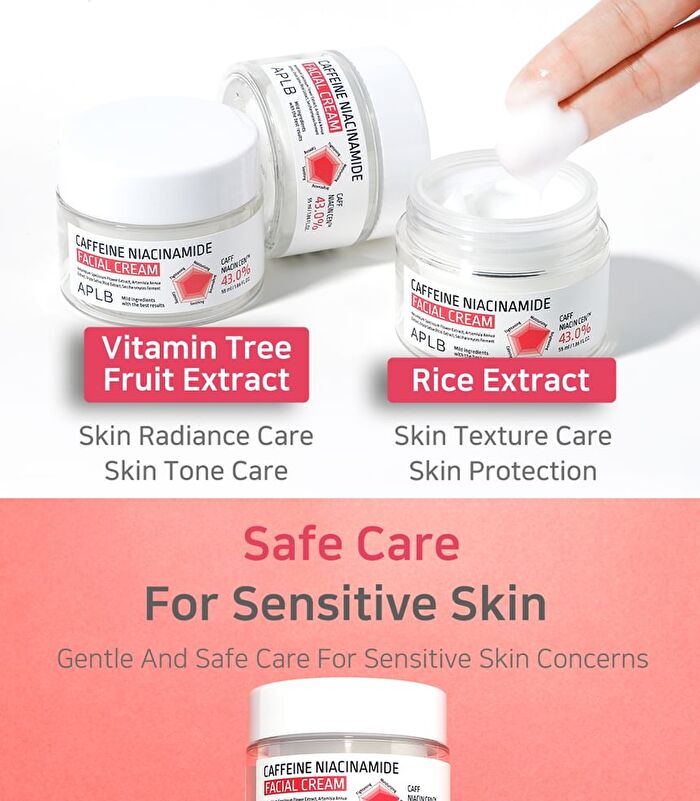 Aplb Caffeine Niacinamide Facial Cream Set - 55ml x 2 pcs