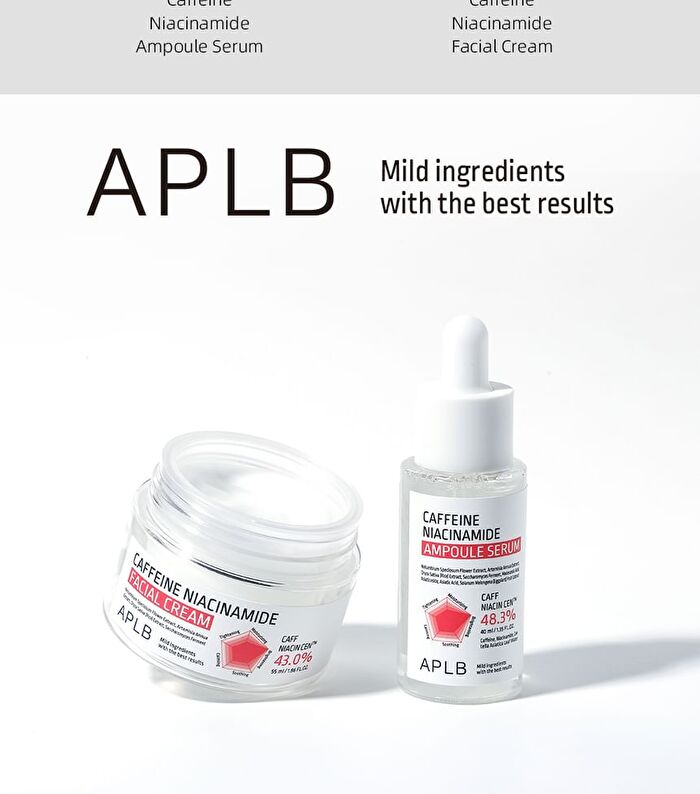 Aplb Caffeine Niacinamide Facial Cream Set - 55ml x 2 pcs
