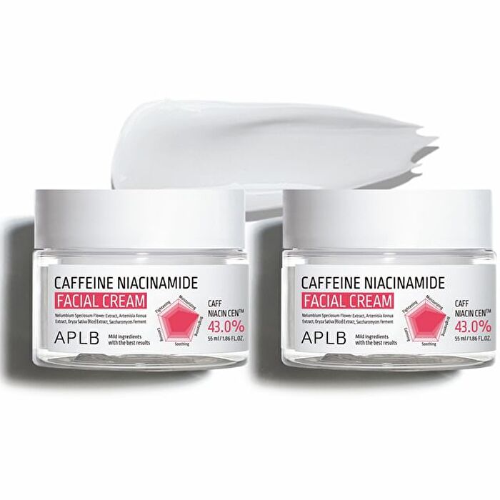 Aplb Caffeine Niacinamide Facial Cream Set - 55ml x 2 pcs