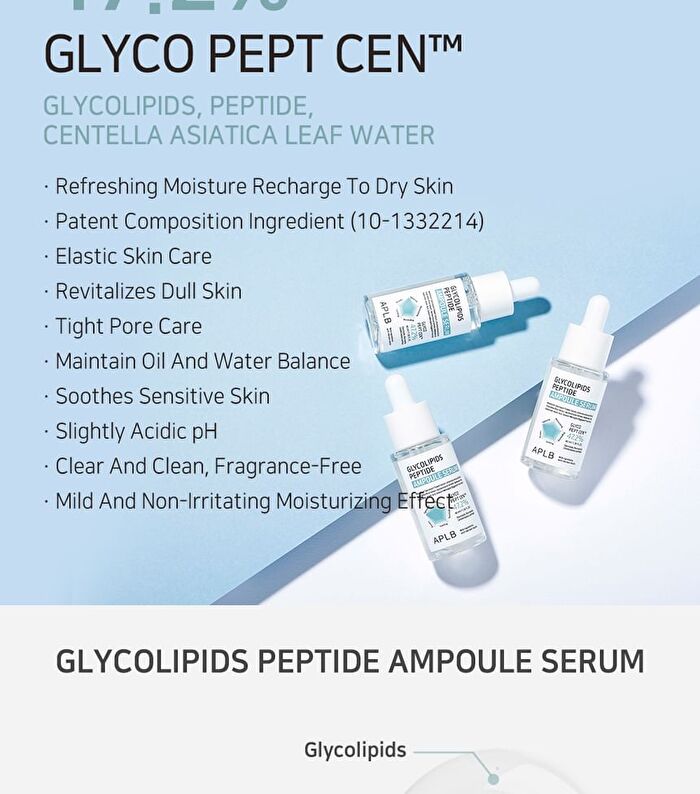 Aplb Glycolipids Peptide Ampoule Serum Set - 40ml x 2 pcs