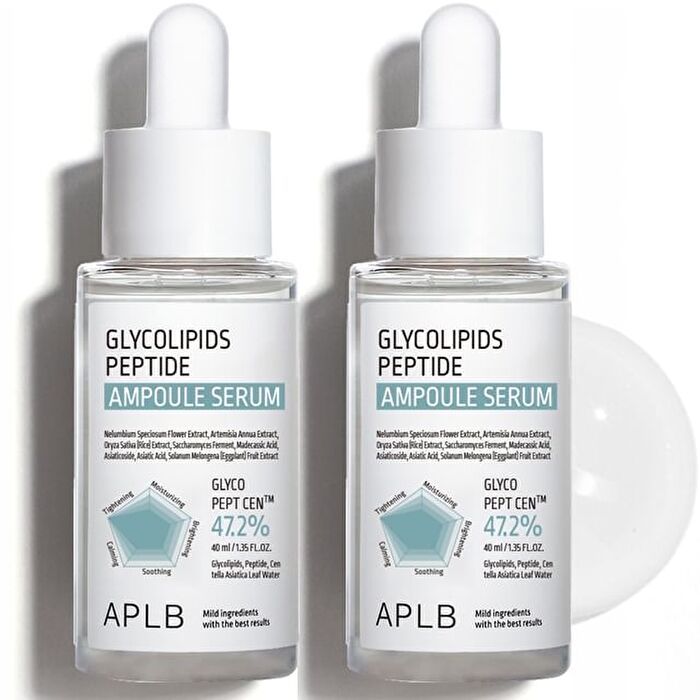 Aplb Glycolipids Peptide Ampoule Serum Set - 40ml x 2 pcs