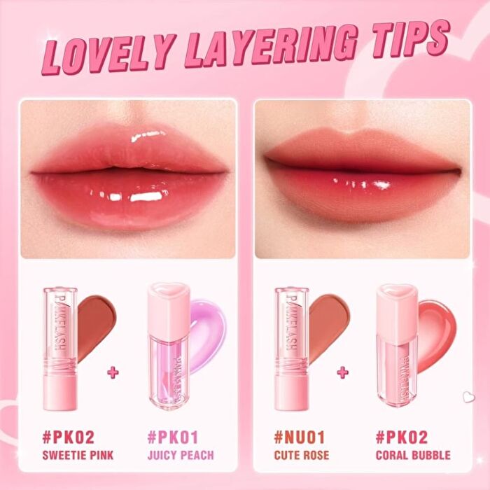 Pinkflash Loving Heart Lasting Matte Lipstick - 4 Colors - #NU03 Classy Mauve - 3.5g
