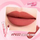 Pinkflash Loving Heart Lasting Matte Lipstick - 4 Colors - #NU03 Classy Mauve - 3.5g
