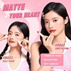 Pinkflash Loving Heart Lasting Matte Lipstick - 4 Colors - #NU03 Classy Mauve - 3.5g