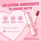 Pinkflash Loving Heart Lasting Matte Lipstick - 4 Colors - #NU03 Classy Mauve - 3.5g