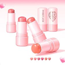 Pinkflash Multi-Use Watery Blush Stick - 2 Colors - #NU02 Fig Heart - 3.5g