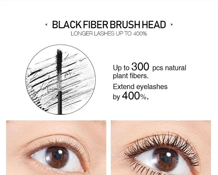 2 in 1 Volume Fiber & Mascara - #Mascara - 8g