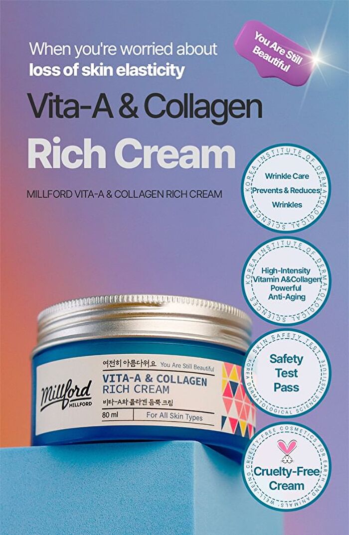 Vita A & Collagen Rich Cream - 2024 Version - 80ml