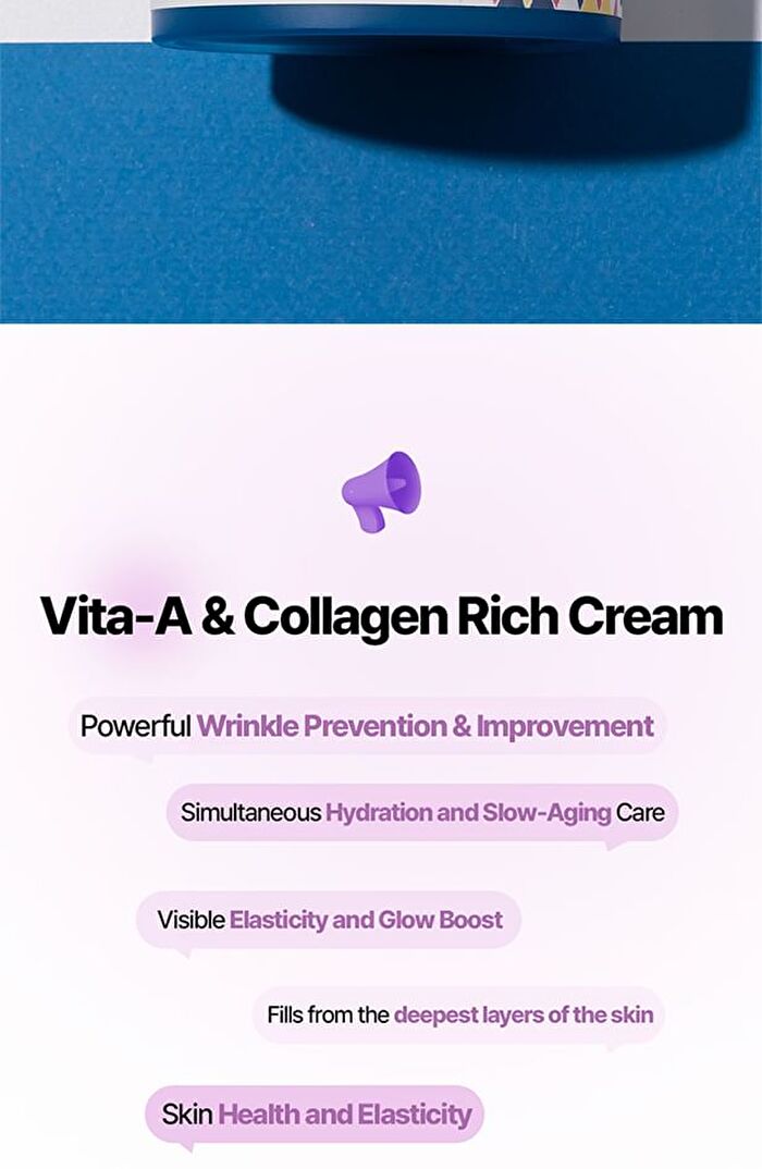Vita A & Collagen Rich Cream - 2024 Version - 80ml