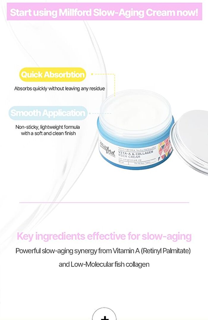 Vita A & Collagen Rich Cream - 2024 Version - 80ml