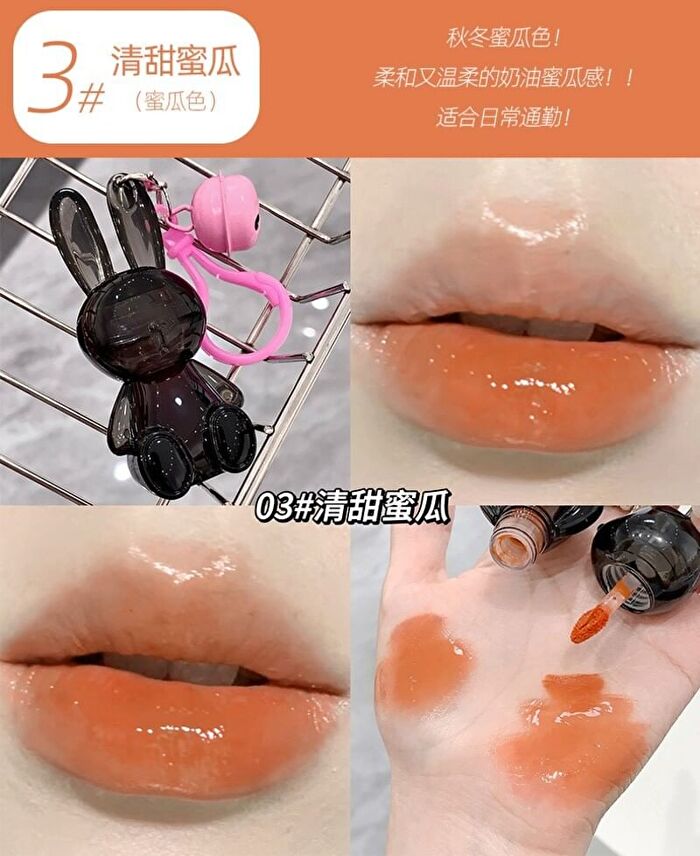 Black Rabbit Water Gloss Lip Glaze - 1-3 - #02 - 1.8g
