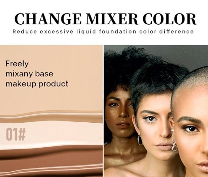 Dark And Light Foundation Mixer - 2 Colors - #01 - 15g