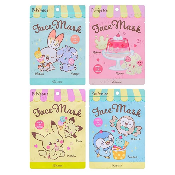 Pokemon Pokepeace Face Mask - Hibanny & Nyasper - 1 pc