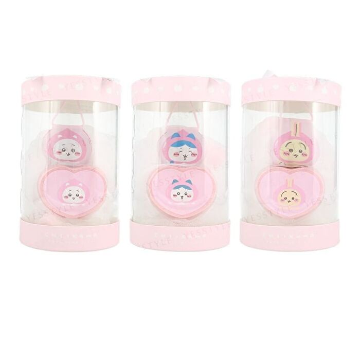 Shobido Chiikawa Bathtime Gift Sponge & Bath Fizz - Chiikawa Peach - 2 pcs