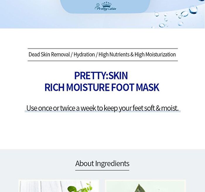 Bliss Rich Renew Foot Mask - 2024 Version - 16ml x 1 pair