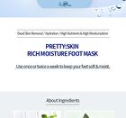 Bliss Rich Renew Foot Mask - 2024 Version - 16ml x 1 pair