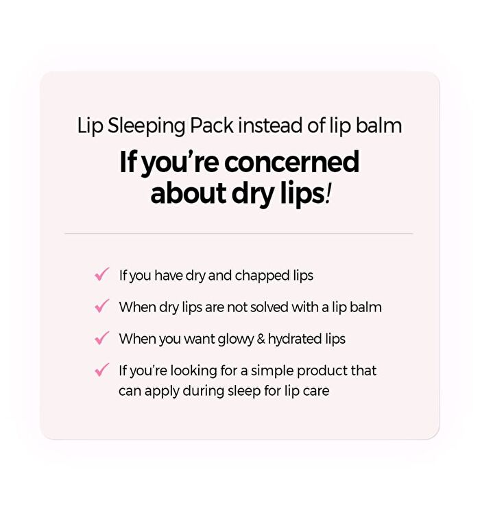 Klavuu Nourishing Care Lip Sleeping Pack - 4 Types - Melon