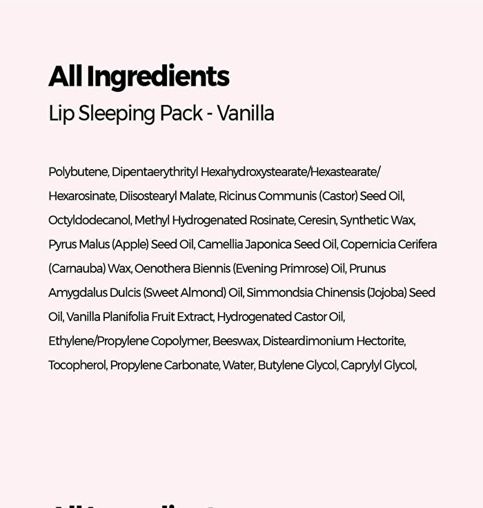 Klavuu Nourishing Care Lip Sleeping Pack - 4 Types - Melon