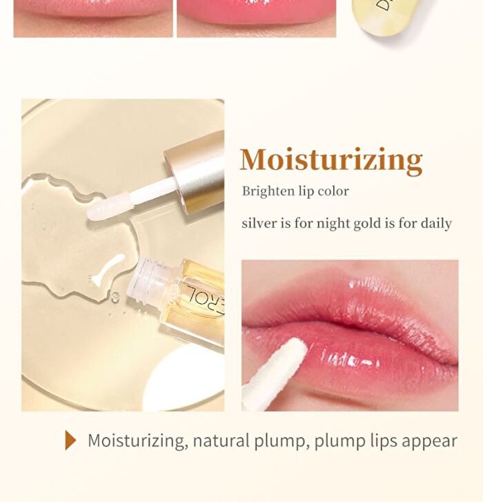 Derol Moisturize & Plumping Lip Set - #Lip Set - 5.5ml*2