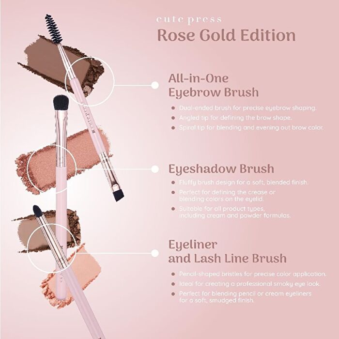 Rose Gold Edition Angle Brush - 1 pc
